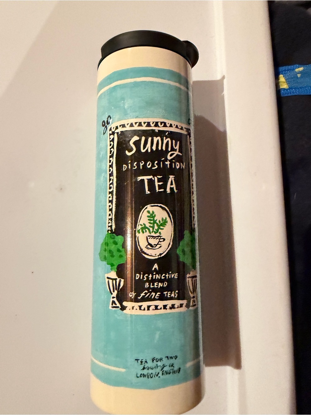 Kate Spade On The Go Pantry Travel Tumbler - Aqua